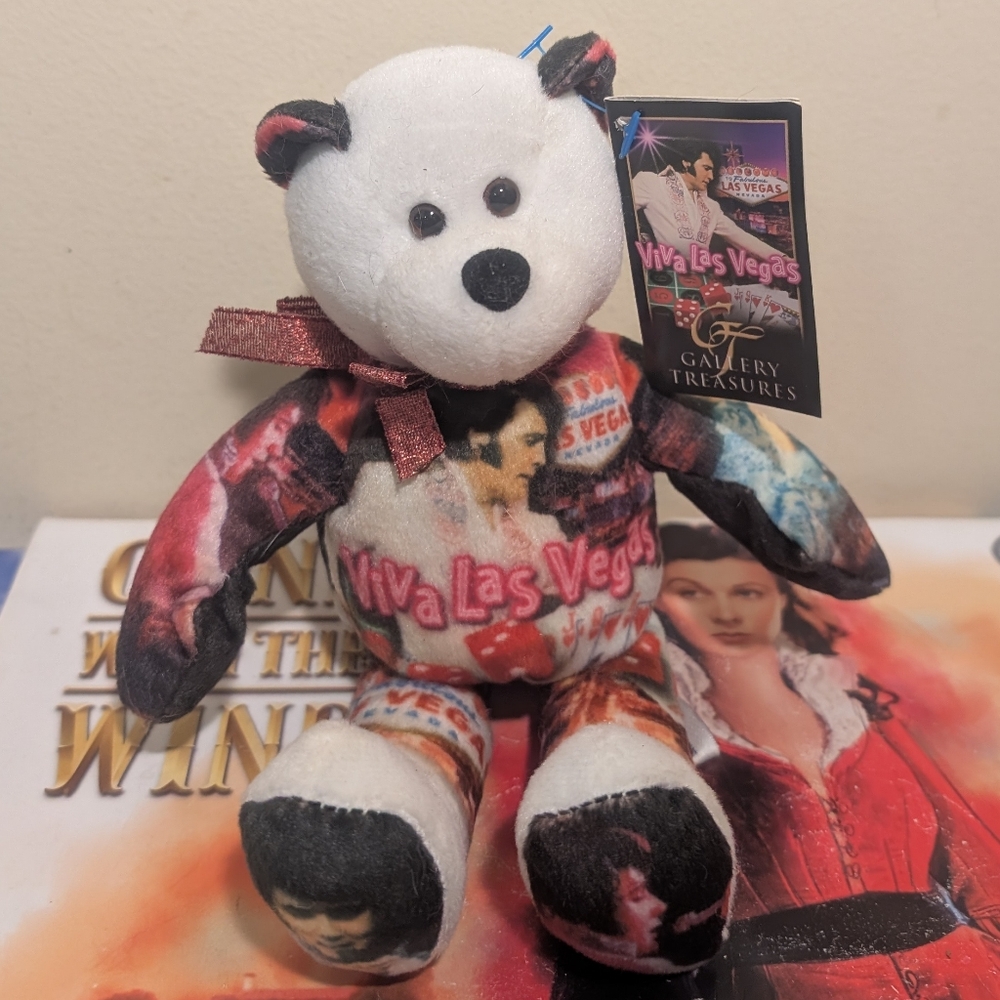 Elvis Presley Viva Las Vegas Collectible Bear Plush Limited Treasures 2004 NEW